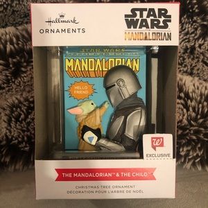 Hallmark Star Wars the Mandalorian & the child ornament